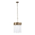 thumbnail image 5 of Varaluz Lighting - Matrix - Three Light Pendant-Matte Black/French Gold Finish, 5 of 7