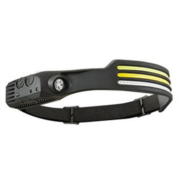 Headlamp Flashlight Rechargeable LED Motion Sensor Head Lights for Fishing Run