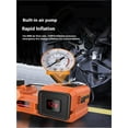 thumbnail image 5 of 12V 5Ton Electric Car Hydraulic Jack With Tire Inflator Pump And LED Flashlight 3 In 1 Lift Jacks With Safe Hammer Tools For Car ,Robust Construction, 5 of 5