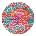 thumbnail image 3 of Unique Loom Azalea Collection Area Rug - Encore (7' Round Multi/Orange), 3 of 7