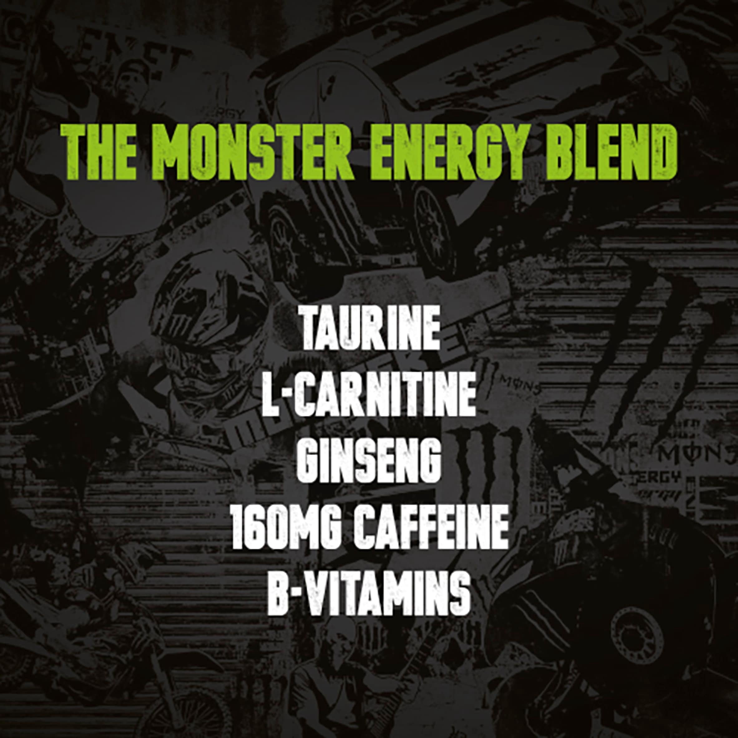 Monster Energy Zero Sugar 4x500ml, Imported from Britain