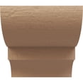 thumbnail image 2 of 6"W x 6"D x 6"H Wide Ridgewood Rough Cedar Woodgrain TimberThane Corbel, Primed Tan, 2 of 6