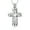 Steel, variant on Adult Fashion Cross Urn Necklace for Ashes Holder Cremation Jewelry Keepsake Memorial Pendant with Chain Cremation Jewelry for Ashes