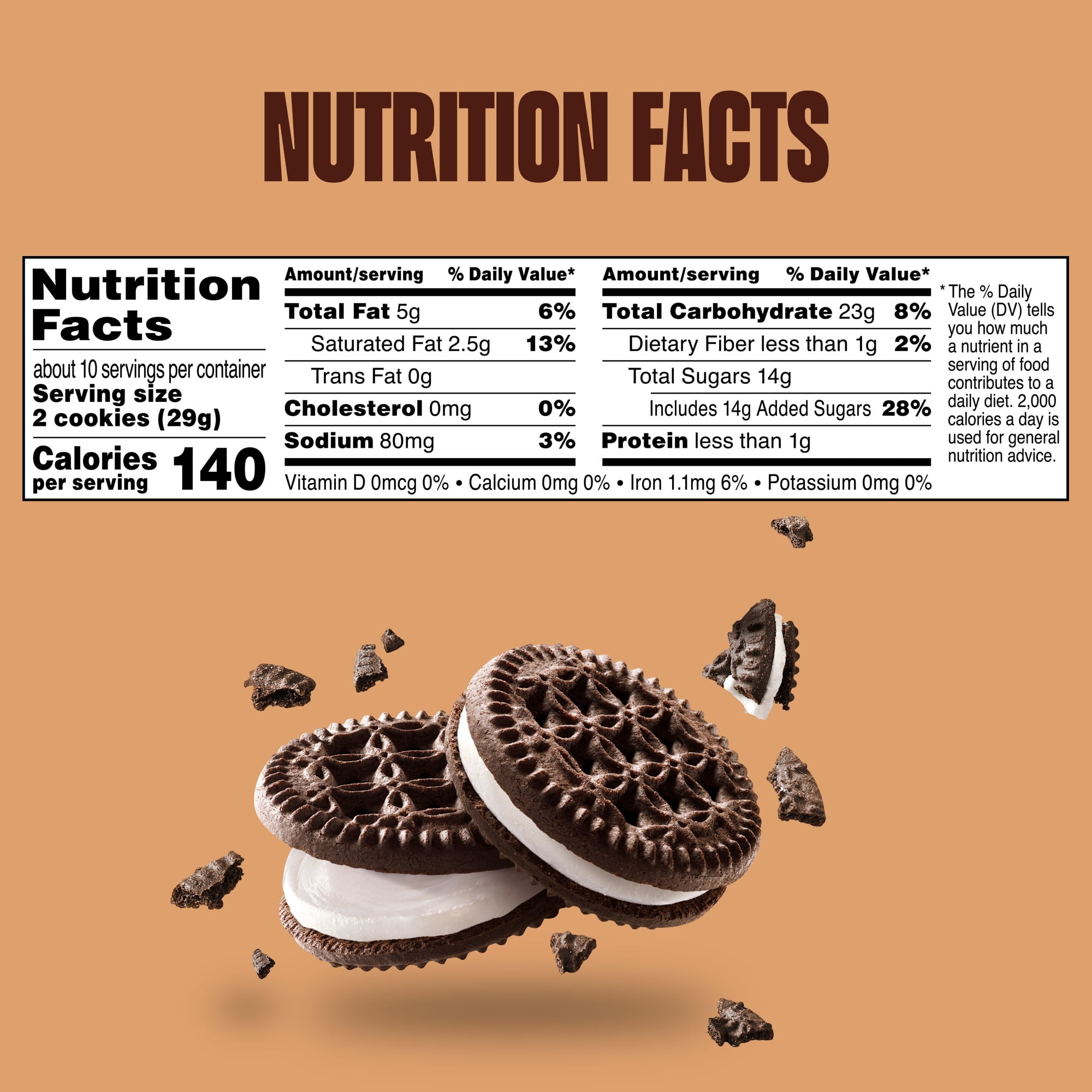 (2 pack) Glutino Gluten Free Chocolate Vanilla Crème Flavored Sandwich Cookies, 10.5 oz.