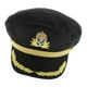 thumbnail image 4 of Sombrero de Sombrero Sombrero de Sombrero marino Yate Barco Fiesta de disfraces Todos Niño negro Hugo sombrero de capitán niño adulto, 4 of 10