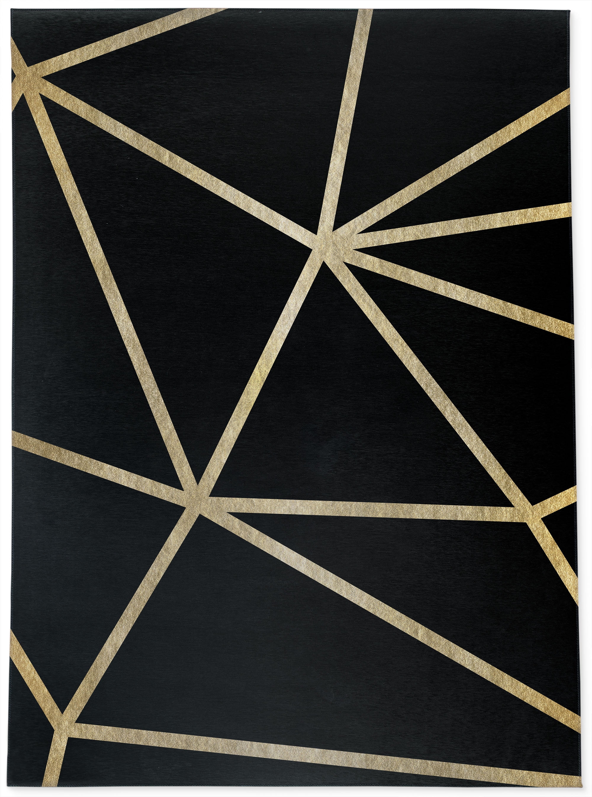 GEM BLACK & GOLD Outdoor Rug By Kavka Designs