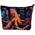 thumbnail image 2 of Fish Canvas Leather Mix Tote Bag Twill Sponge Jeanette Hand-Held 30x10.5x39cm 11.8x4.1x15.4in, 2 of 5