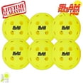 Pickleball Wood Paddles & 6 Premium PickleBall Balls Slam Master