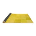 thumbnail image 2 of Ahgly Company Indoor Rectangle Solid Yellow Modern Area Rugs, 6' x 9', 2 of 4