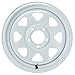 thumbnail image 3 of eCustomrim Trailer Wheel Rim 14X5.5 14" 5 Lug On 4.5" Center White Spoke, 3 of 4
