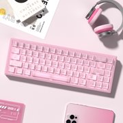 COSTOM 150 Keys Pink Keycaps Cherry Profile Clear Keycaps Set Fit for 61/64/87/104/108 Cherry Mx Switches Mechanical Keyboard
