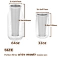 thumbnail image 2 of Filtro de café Cold Brew para tarro de cristal de boca ancha de 1,9 L, 2 of 5