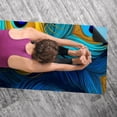 thumbnail image 5 of Peacock Feathers Gym Towels with Storage Bag, 72.8"x26.8", Suitable for Yoga, Pilates, Fitness, etc. - Yoga Towels, Gym Towels, Yoga Blanket, 5 of 6