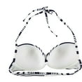 thumbnail image 2 of American Eagle Womens Knotted Halter Bikini Swim Top, White, 34C, 2 of 2