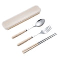 thumbnail image 2 of Joernso 1 Set Dinner Fork Anti-slid Handle Food Grade Materials Stainless Steel Heat-resistant Easy to Clean Cutlery Set for Home, 2 of 8