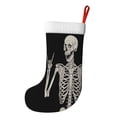 thumbnail image 2 of Rock And Roll Skeleton Skull Christmas Stockings 18 Ince ,Gifts Stocking Family Party Decorations For Holiday Tree Decor, 2 of 8