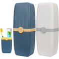 thumbnail image 1 of Estuche de viaje para cepillos de dientes [paquete de 2] Caja de almacenamiento de pasta de dientes Soporte portátil para cepillos de dientes Taza para cepillos de dientes TUNC Sencillez, 1 of 5