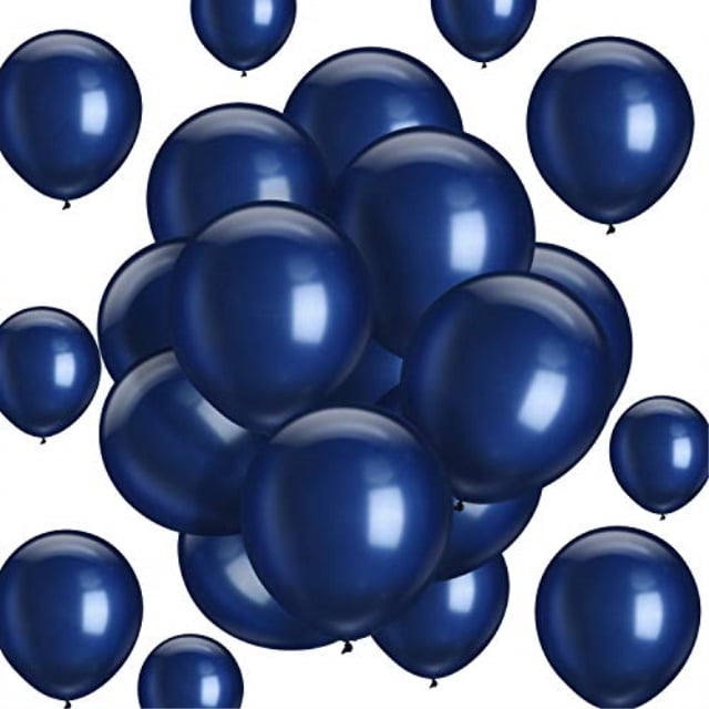 hestya navy blue balloons 100 pack 10 inch party balloons navy blue latex balloons for weddings