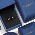 thumbnail image 5 of Gem Stone King 14K Two Tone Gold Black Onyx and Lab Grown Diamond Engagement Ring for Women | 1.18 Cttw | Round 6MM | Gemstone December Birthstone | Available in Size 5,6,7,8,9, 5 of 6