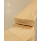 thumbnail image 4 of SONGMICS Percha de Madera Maciza, Juego de 10, con Ranuras, Barra Antideslizante, Gancho 360°, para Trajes, Abrigos, Natural y Oro Rosa, 4 of 5