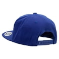 thumbnail image 3 of R Sign Embroidered Wool Blend Prostyle Snapback - Royal OSFM, 3 of 5