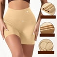 thumbnail image 7 of Women High Waist Knit Workout Booty Yoga Shorts Workout Gym Seamless Stretchy Leggings, 7 of 7
