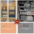 thumbnail image 3 of 6-Tier Stackable Closet Organizers and Storage Shelves, Closet Shelf Organizer Basket Bins, Foldable Sweater Storage for Clothes Organizer System, 3 of 8