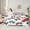 White, variant on Feelyou Baseball Sports Boys Bedding Comforter Set 7pcs, Football Soccer Lover King Bedding Sets, Vintage American Flag Reversible Bed Sheets, Super Cozy Room Decor