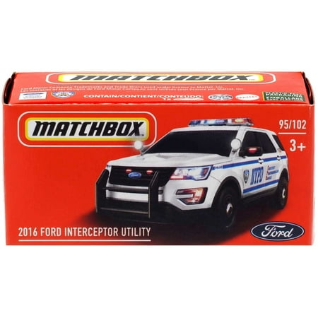 Matchbox Power Grabs 2016 Ford Interceptor Utility Diecast Car price history on PriceWatchPro