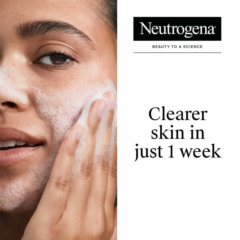 Neutrogena Oil-Free Pink Grapefruit Acne Face Wash, Salicylic Acid
