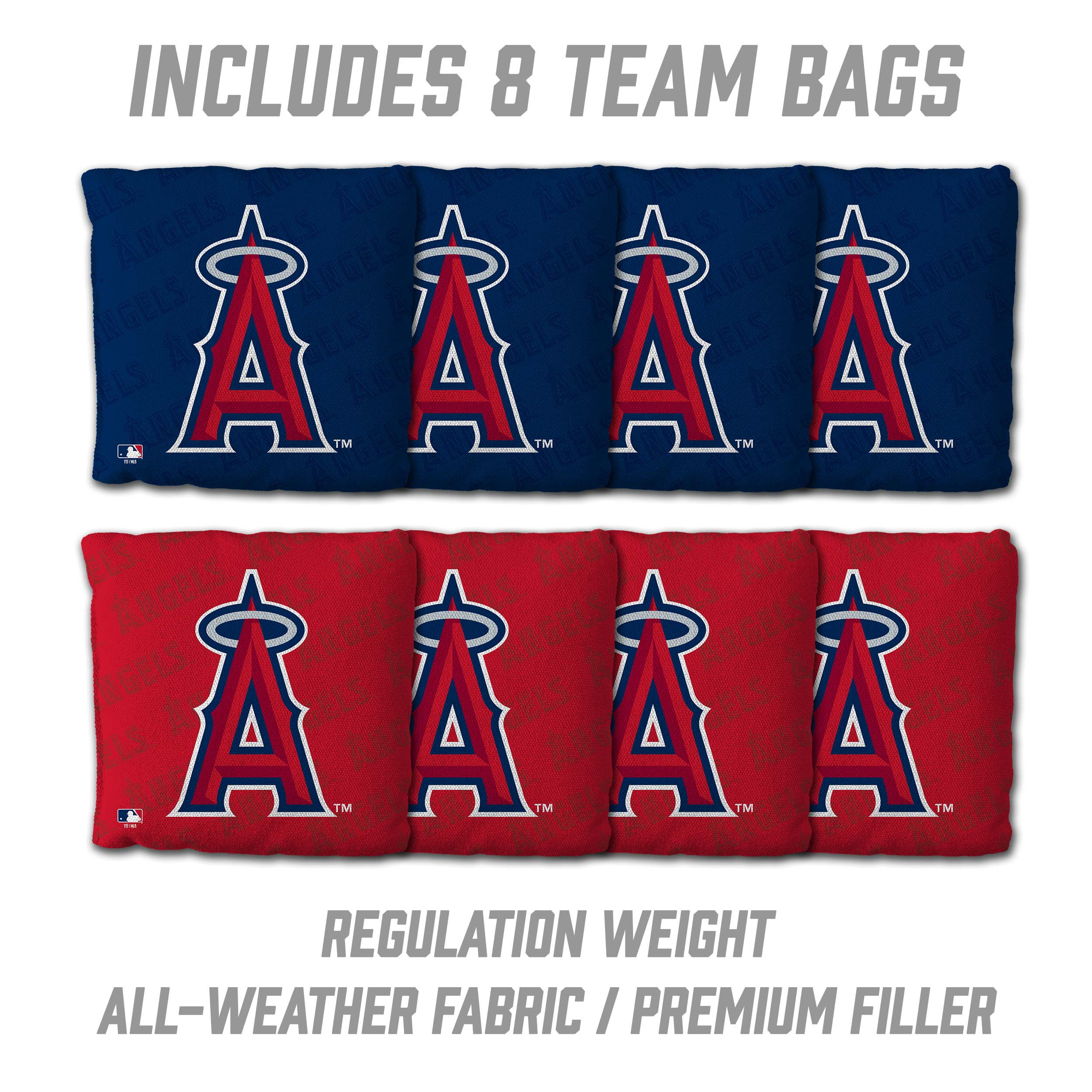 YouTheFan MLB Los Angeles Angels 2' x 3' Cornhole Game