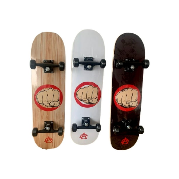 PATINETA SEMIPROFESIONAL COLORES MADERA, BLANCO Y NEGRO Awaken Skateboard PATBLACK076846