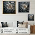 thumbnail image 4 of Designart "Muted Grey Geode Calm I" Spiritual Stone Floater Framed Wall Art Prints, 4 of 5