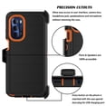 thumbnail image 6 of Takfox Case For Motorola Moto G Stylus 5G 2022 ,Shockproof Heavy Duty Rugged Locking Swivel Holster Belt Clip Kickstand Full Body Hard Shell Phone Cover Case，Yellow, 6 of 7