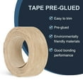 thumbnail image 4 of Uxcell Edge Banding, Wood Veneer Tape Pre-glued Flexible Plywood Edge Banding with Hot Melt Adhesive for Furniture White Oak 1 Inch x 10 ft, 4 of 7