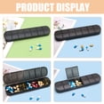 thumbnail image 4 of EeaseCA Travel Organizer Daily Medication Vitamin Container Holder, 4 of 9