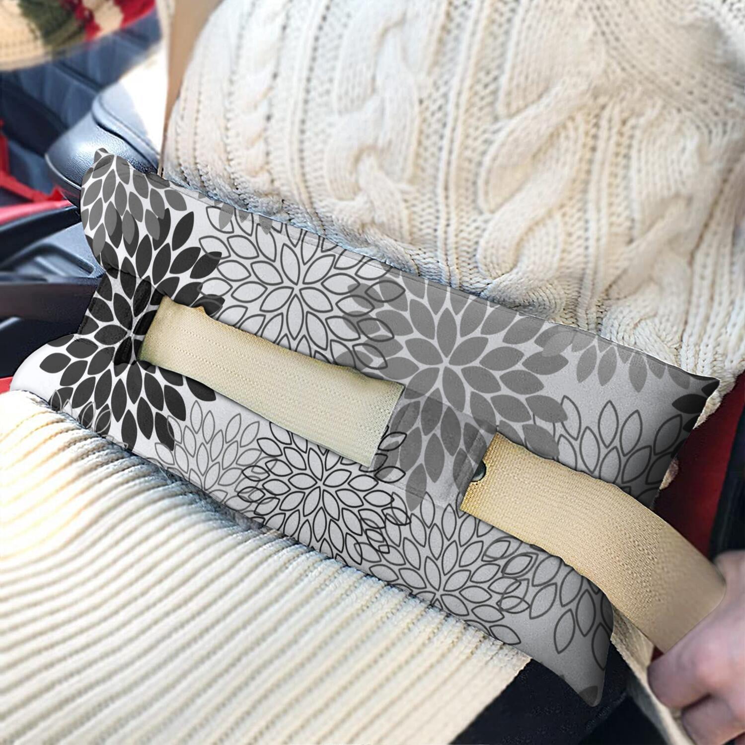 Chest Protection Seat Belt Pillow Post-Mastectomy Comfort Cushion (Bohemian)