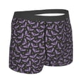 thumbnail image 2 of KLL Bat Purple Men's Cotton Boxer Briefs Underwear-Large, 2 of 8