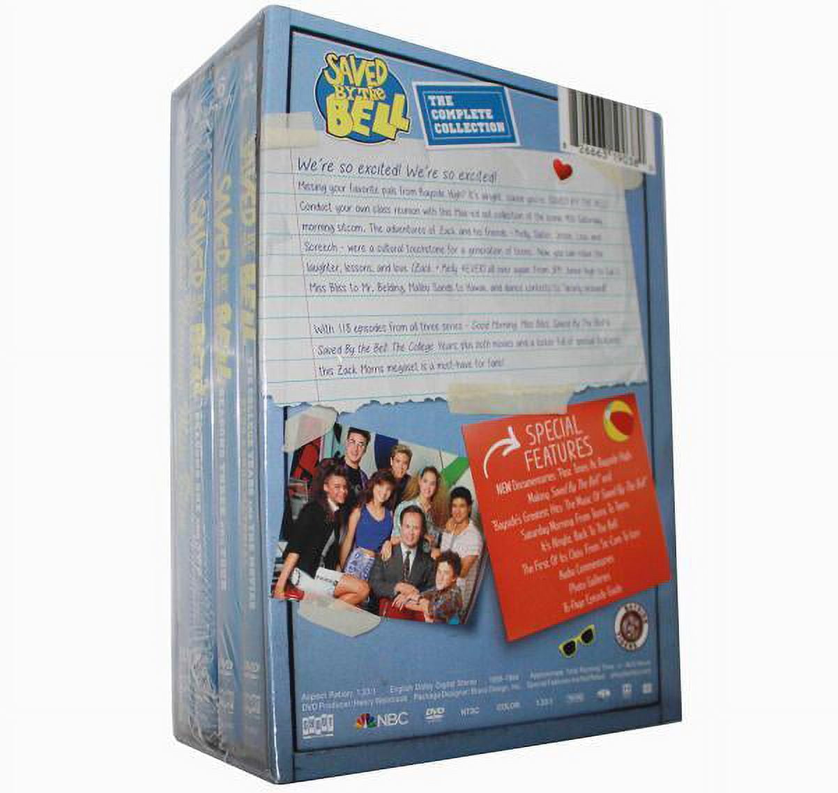 Saved by the Bell: Full TV Series Complete Collection Box Set (DVD