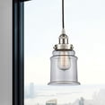 thumbnail image 2 of 616-1PH-SN-G182 Innovations Lighting Canton - 1 Light Mini Pendant In Industrial Style-10 Inches Tall and 6 Inches Wide-Brushed Satin Nickel, 2 of 2