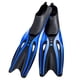 thumbnail image 2 of Aletas de natación para buceo, zapatos de snorkel para adultos, aletas de natación, aletas de pie para buceo Azul Negro M, 2 of 9