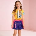thumbnail image 2 of BAKREP Halloween Anime Cosplay Costume, Star Idol Outfit Role Play Princess T-Shirt Skirt Set Halloween Birthday Party Pop Performance Outfits, 2 of 8