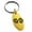 Gold, variant on Stainless Steel Aztec Energy Rune Engraved Small Oval Charm Keychain Keyring