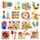 thumbnail image 2 of Juguetes educativos de madera para bebés Motessori Juguetes de aprendizaje temprano para niños Regalos de cumpleaños, Navidad y Año Nuevo Juguetes para niños, 2 of 5