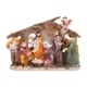 thumbnail image 1 of Belenes para Navidad Estatua de la Sagrada Familia de Jesús Manualidades luminosas Figuras de resina Nacimiento de Jesús para el hogar Mesa religiosa, 1 of 9