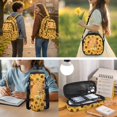 thumbnail image 2 of KUIFORTI Sunflower Capybara Girls Backpack Set, 4Pcs Lightweight School Bag with Lunch Box Pencil Pouch Water Bottle Sleeve for Elementary Middle School, 2 of 6