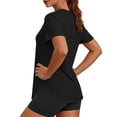 thumbnail image 4 of yillto Women Athletic Shirts Short Sleeve Tops Lightweight Running Workout Loose Tees Gym Yoga Casual Tshirts, 4 of 8