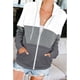 thumbnail image 2 of Women Hooded Coat, Polyester Women Zipper Coat Easy To Match  For Party For Ladies ANGGREK Blanco XXL, 2 of 6