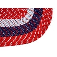 thumbnail image 3 of Better Trends 24" x 108" Runner Braided Rug 100% Polypropylene Durable and Stain Resistant Reversible Indoor Area Utility Rug, Country Stripe Collection - Americana Stripe, 3 of 5