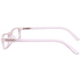thumbnail image 2 of OPULIZE TED Reading Glasses - 2 Pack - Narrow Lightweight Frame - Navy Blue & Transparent Baby Pink - Mens Womens - Scratch Resistant, Spring Hinges - RR17-34 - +2.50, 2 of 6